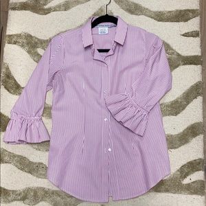 Gretchen Scott Button Down Top Small